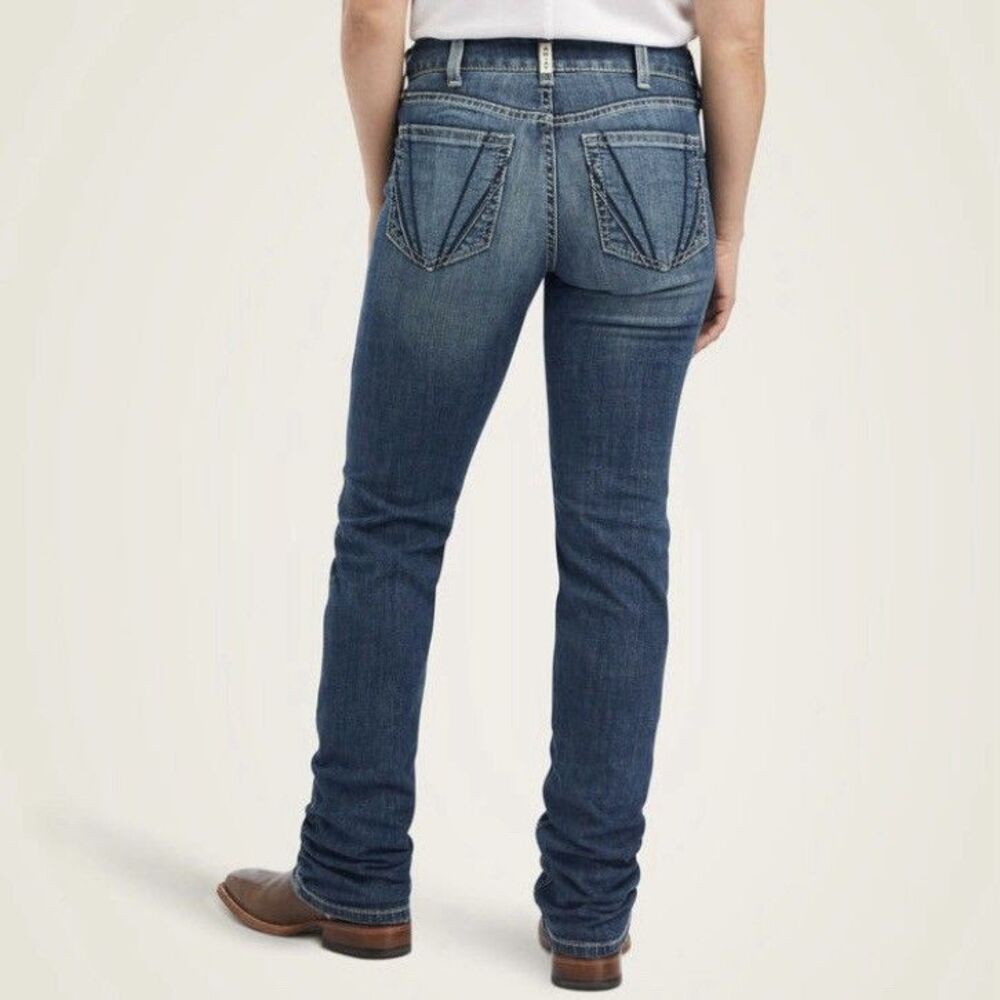Ariat R.E.A.L. Perfect Rise Daphne Straight Jeans Torrance Blue Women’s 27